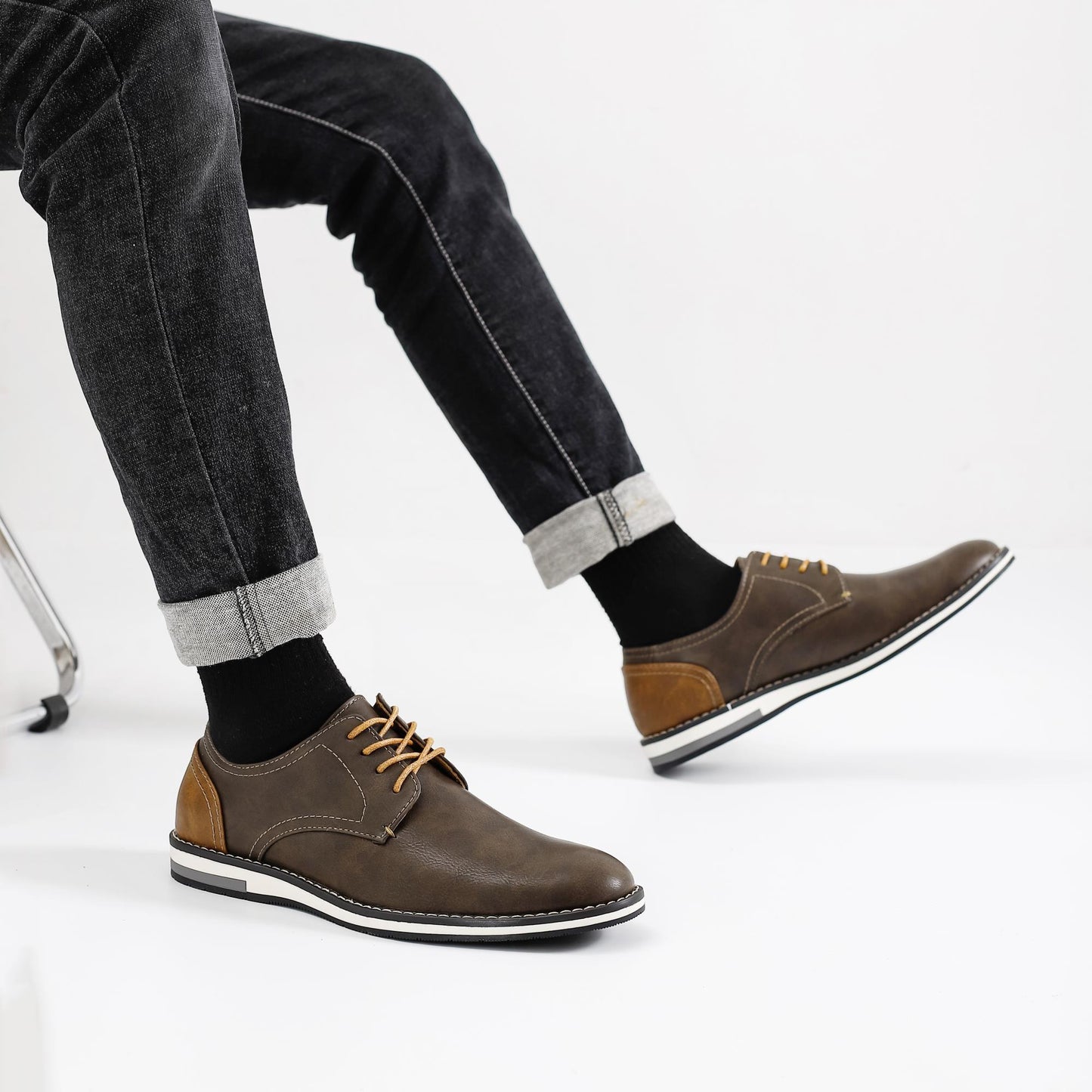 Men Shoes Comfortable Brand Fashion 2025 Leather Shoes Men