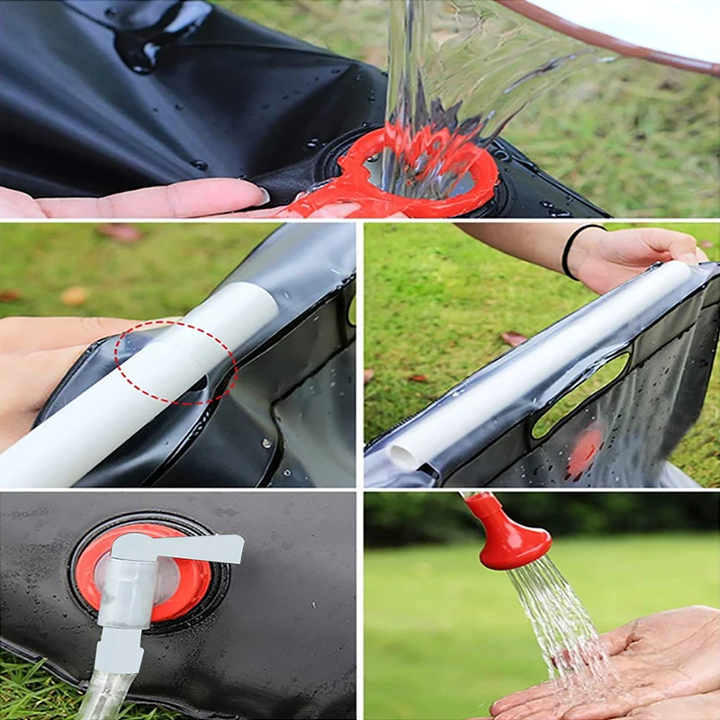 20L Foldable Solar Shower Bag Outdoor