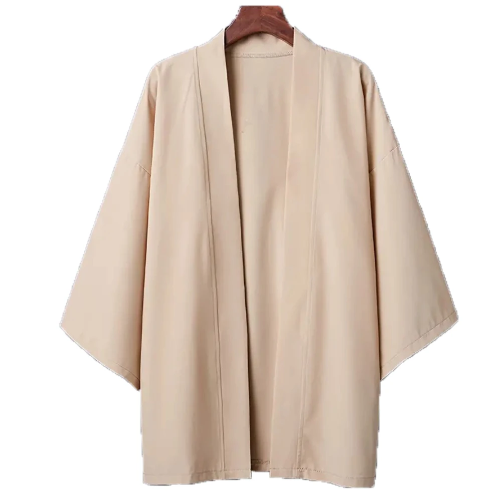 Men's Japanese Kimono Shirts Casual Open Stitch