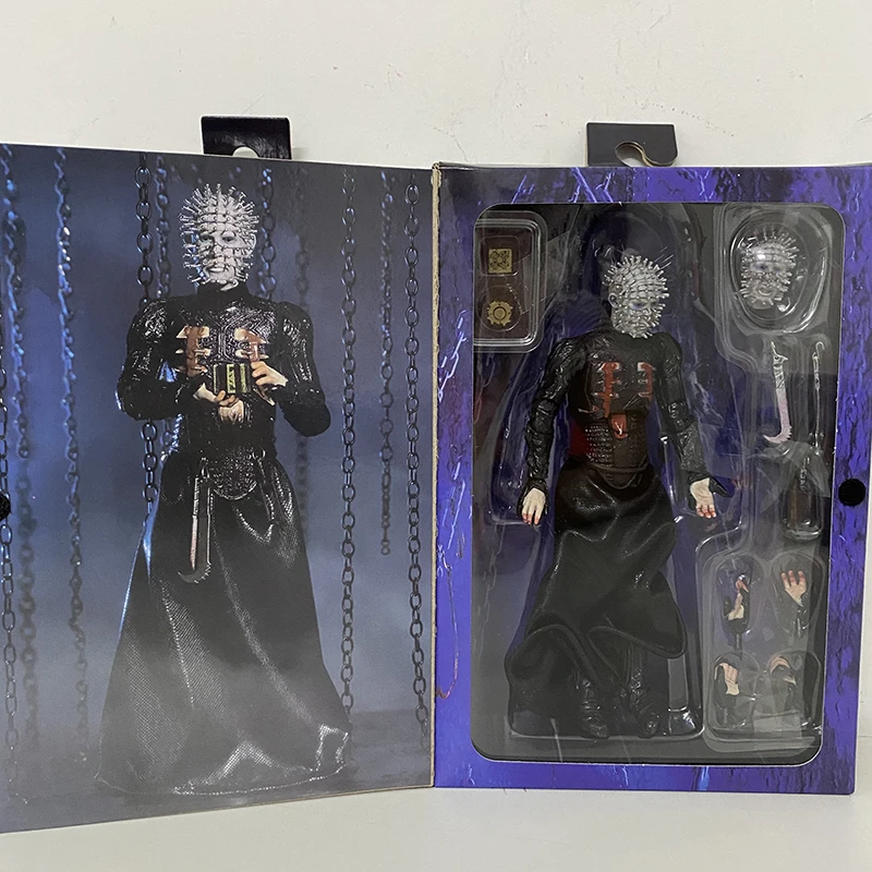 NECA Figure Hellraiser He'll Tear Your Soul Apart Ultimate Pinhead Action Figure