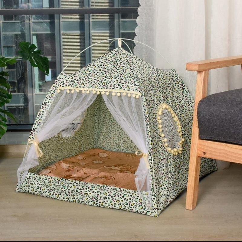 Cat Broken Flower Tent Semi Enclosed Internet Celebrity Tent Nest