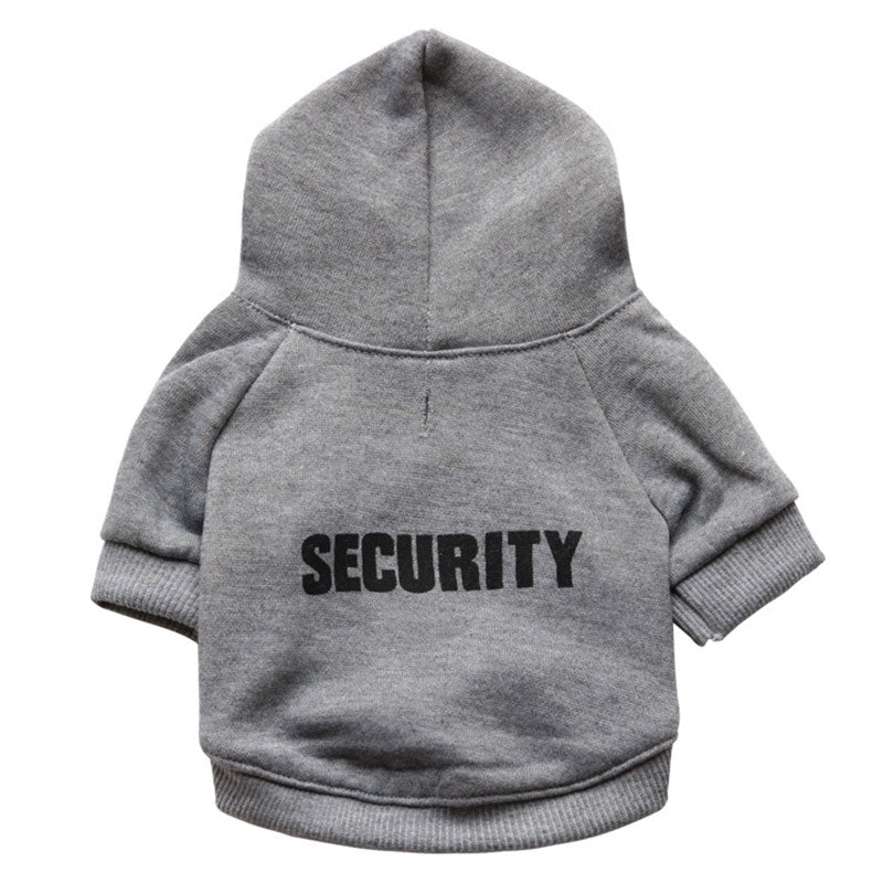 Security Cat Clothes Pet Cat Coats Jacket Hoodies For Cats