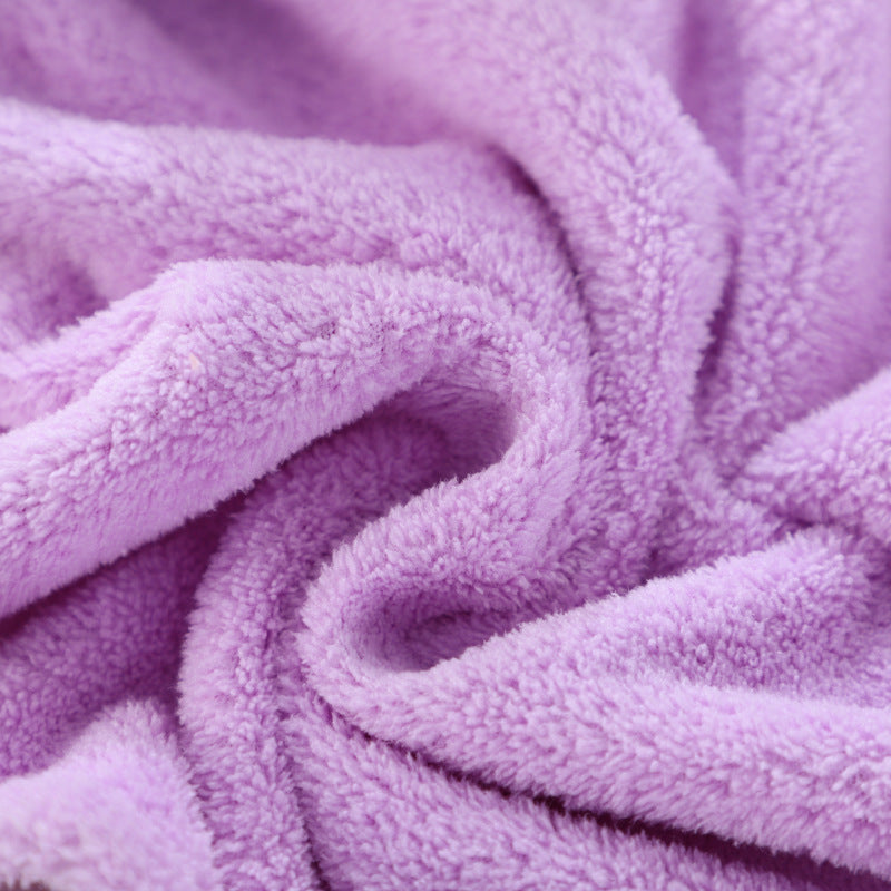 Dry Hair Cap Sports Towel Fiber Super Fine Adult Bath Towel