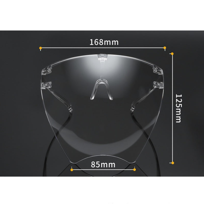 1 Pcs Full Face High-definition Transparent Anti Fog Anti Splash Protective Mask
