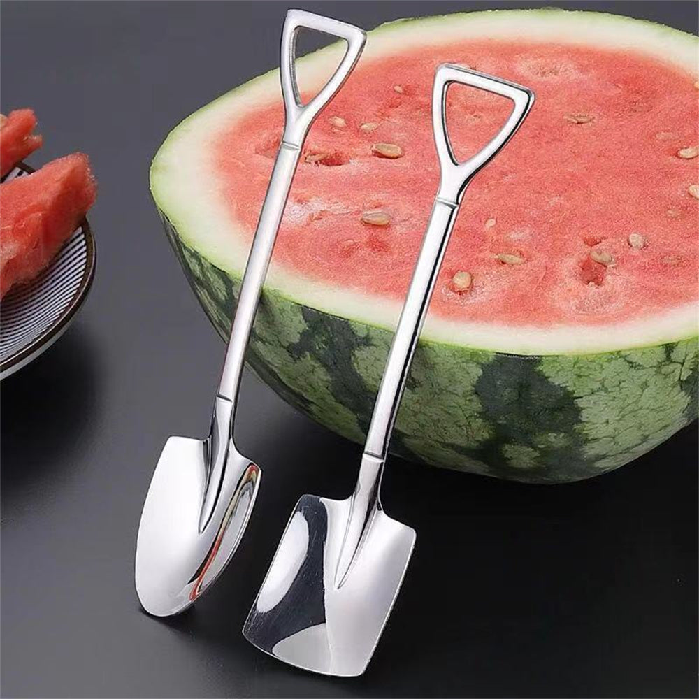 4Pcs/Set New Shovel Spoons Stainless Steel