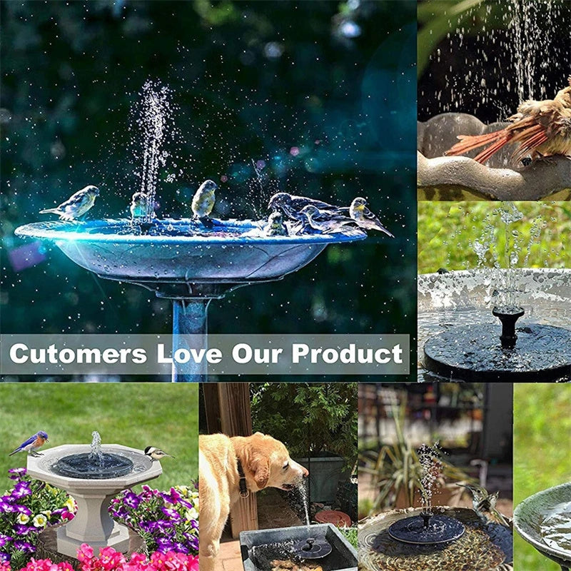 Solar Fountain Pump Energy-saving Plants Watering Kit