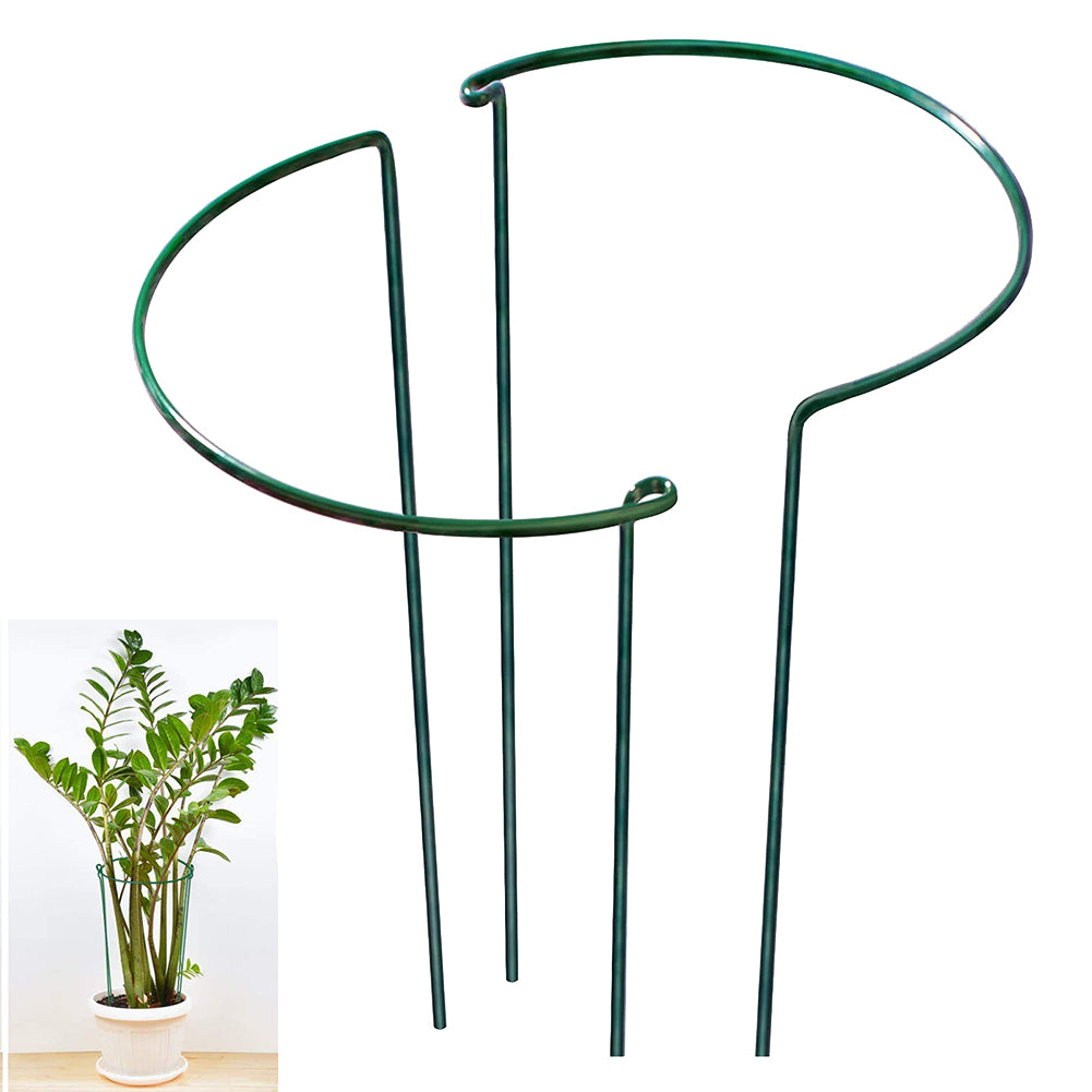 2pcs Sturdy Metal Plant Support Stakes