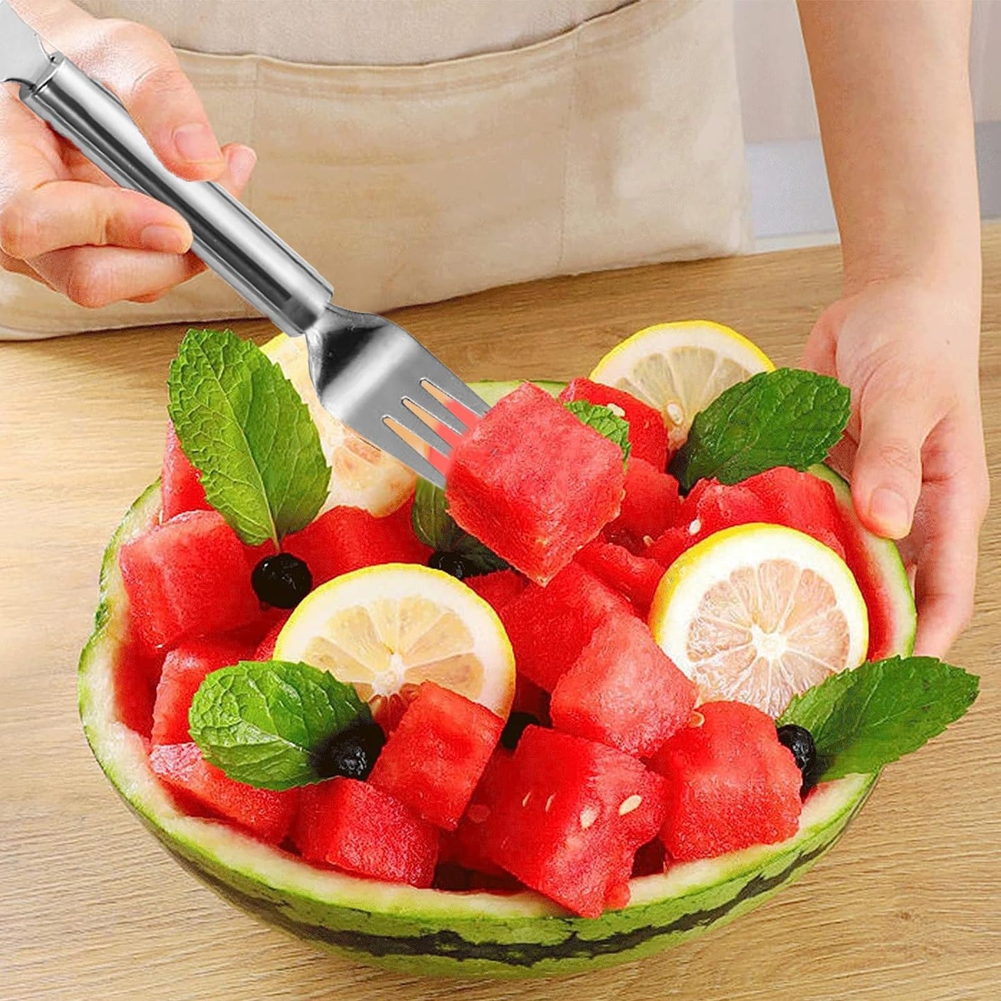 Newest Watermelon Slicer Tool Stainless Steel Fruit Cutter