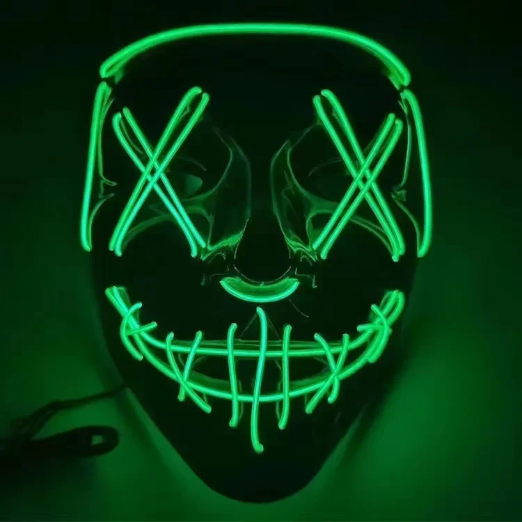 Led Mask Halloween Carnival Christmas Masquerade Party Night Club