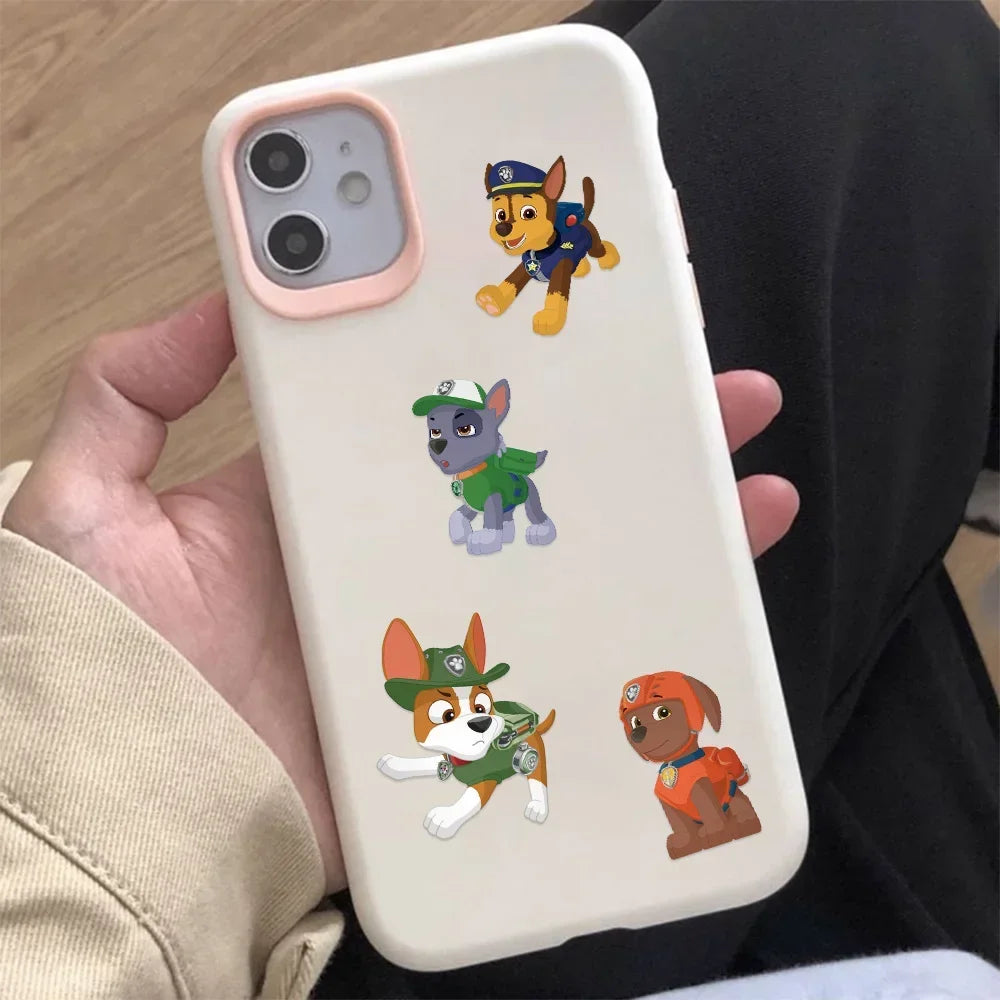 8Sheets PAW Patrol Chase Skye Puzzle Stickers