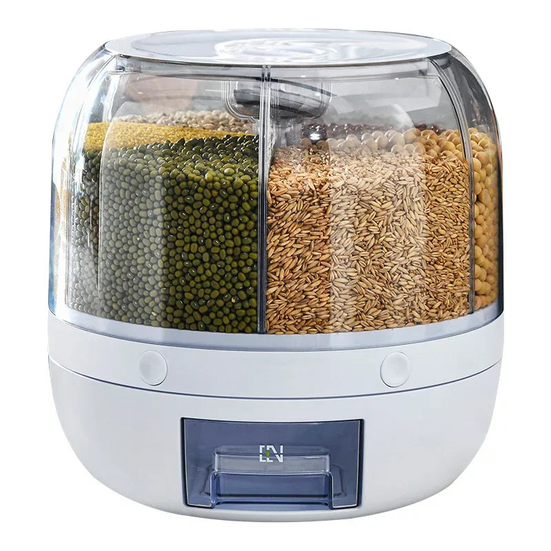 360 Degree Rotating Rice Dispenser Sealed