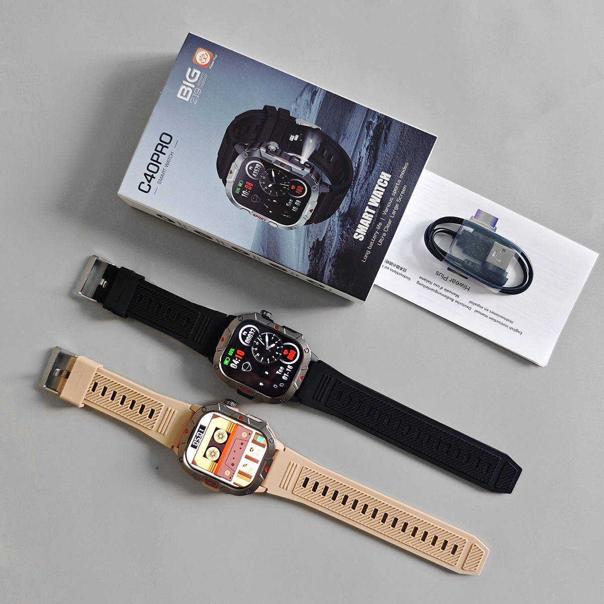 Men's Smartwatch with Triple Protection, Outdoor Bluetooth Communication