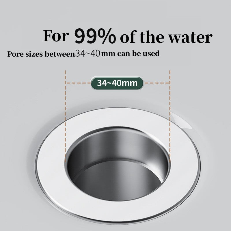 Stainless Steel Floor Drain Filter Washbasin Plug