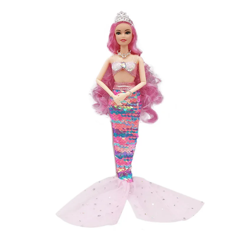11 Inch Mermaid Doll Full Set Multi Joints Movable 30cm Height Doll