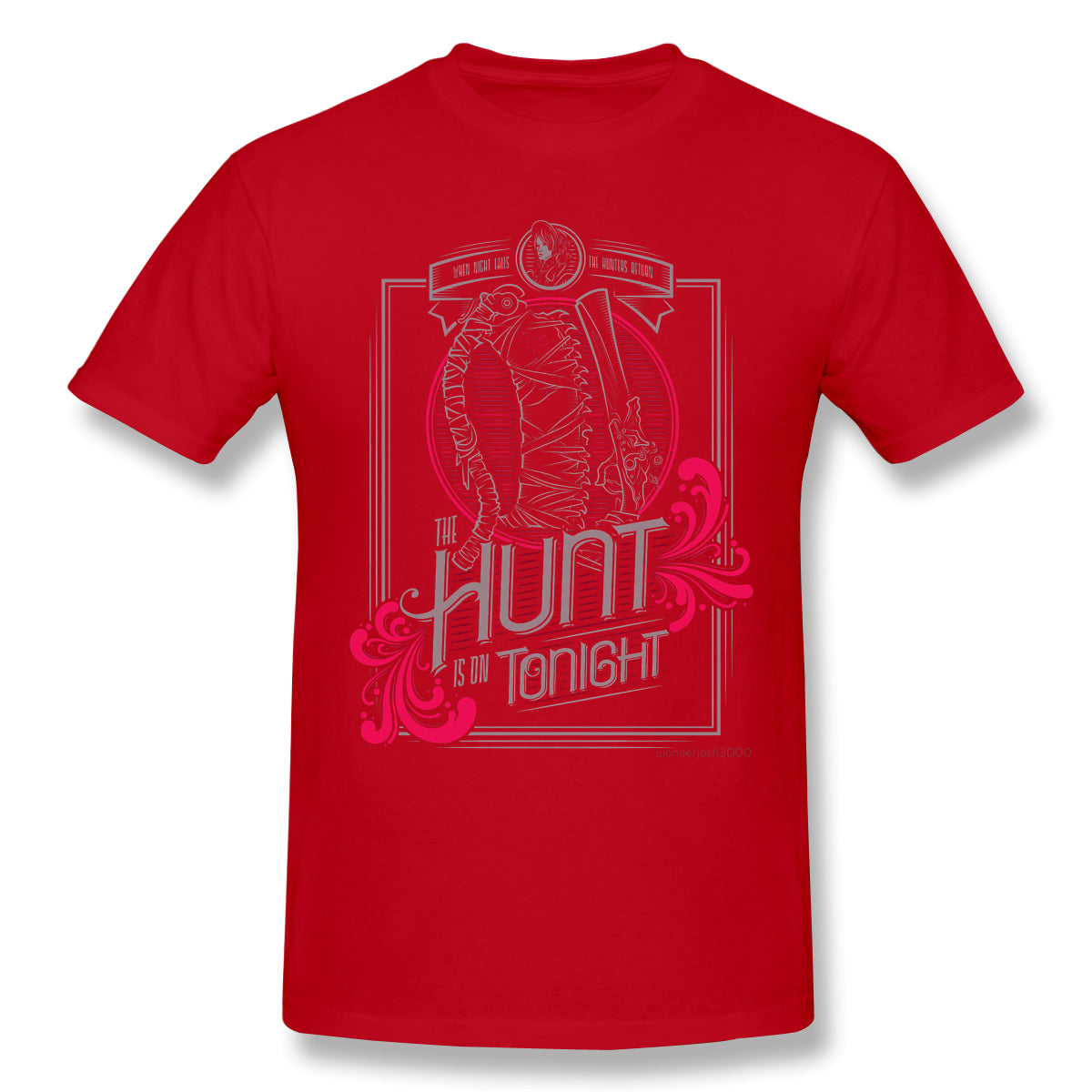 The Hunt T Shirt popular men's short sleeve men White