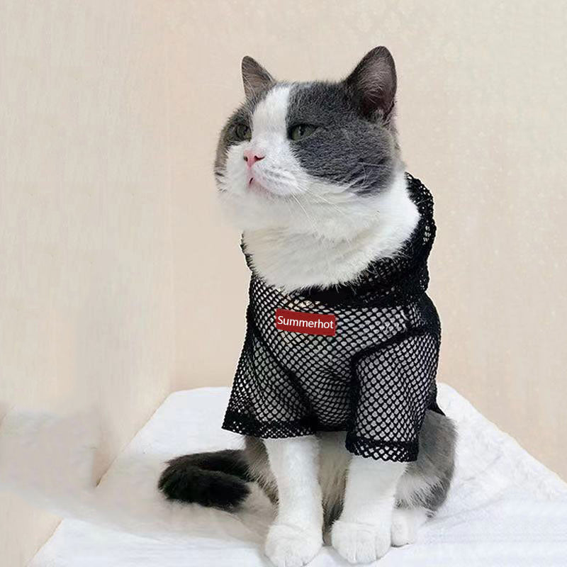 Summer Hot All Season Mesh Dog Hoodie