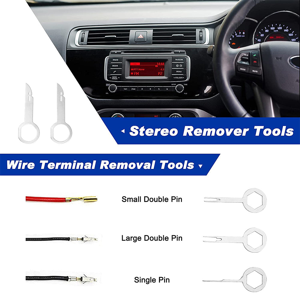 Car Trim Removal Tool Set Clip Pliers Fastener Remover