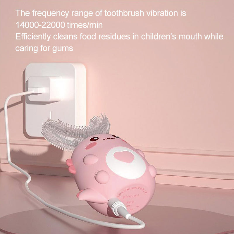 Children U-shaped Electric Toothbrush 360