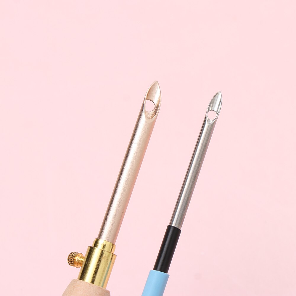 11Pcs Punch Needle Embroidery Kits Wooden Yarn Embroidery Pen