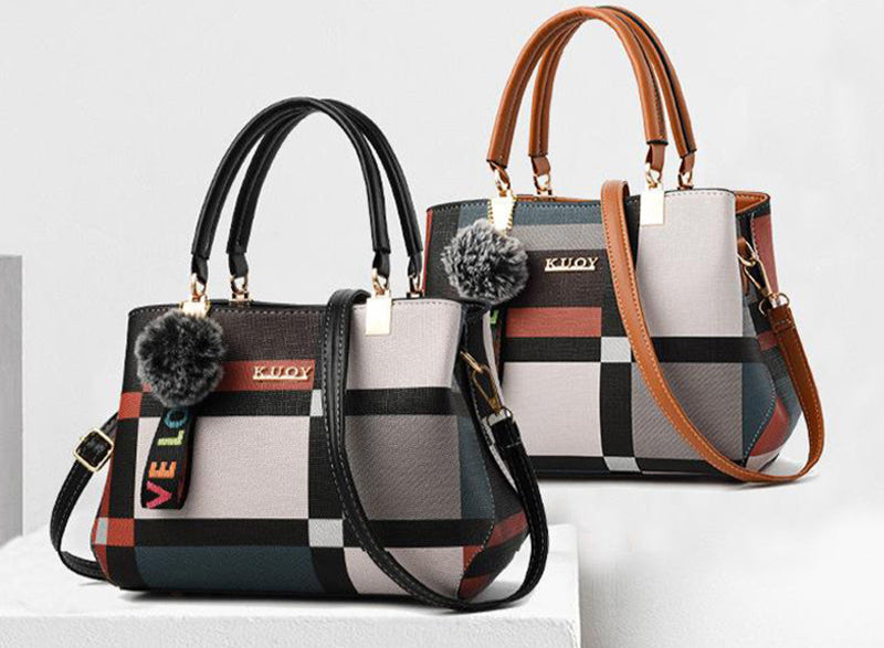 Luxury Handbag Women Stitching