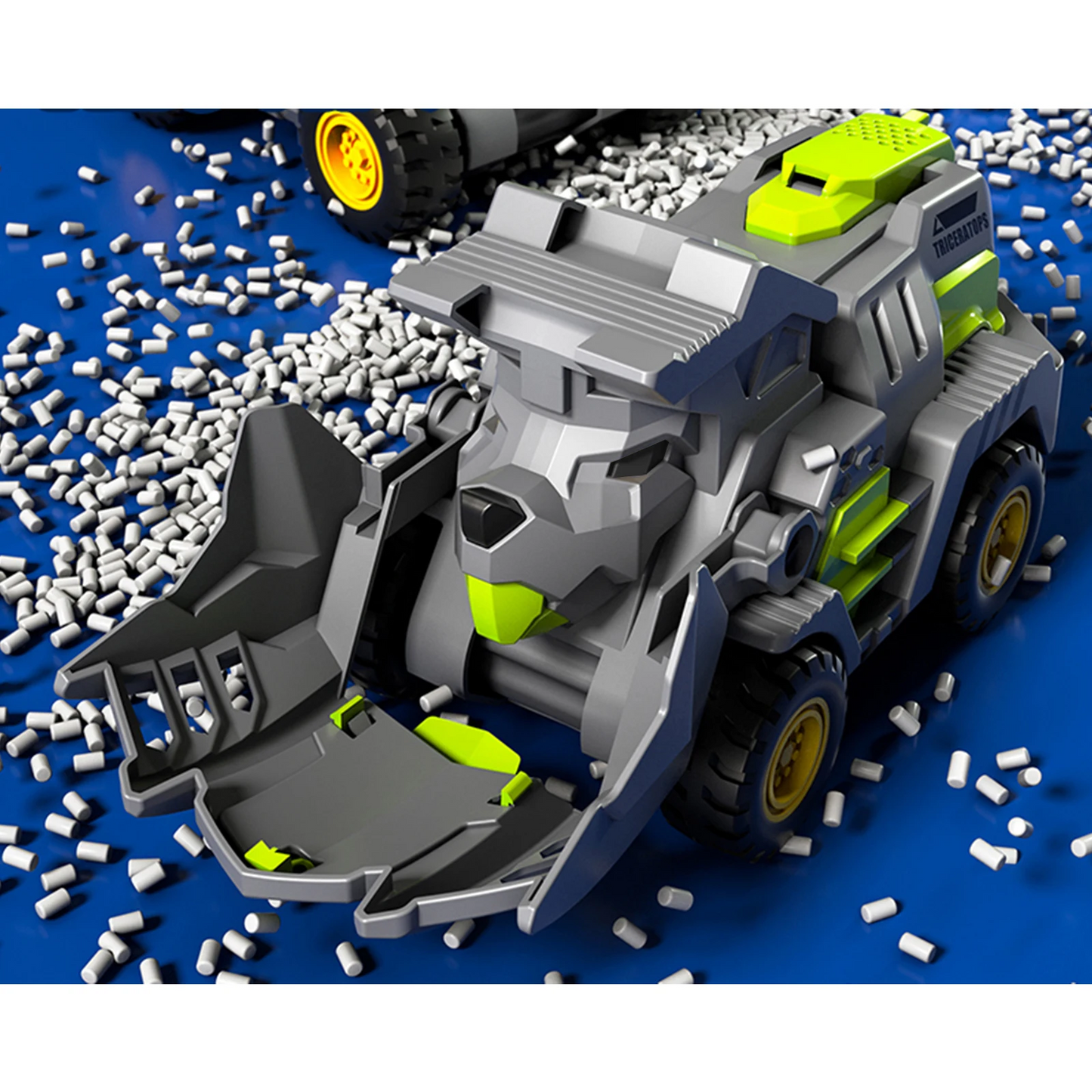 2-in-1 Transforming Dinosaur Car: Automatic Transformations