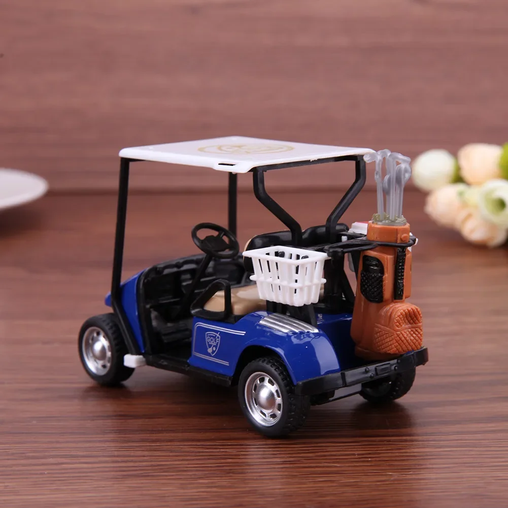 Car Mini Pullback Action Golf Cart Model Kids Toy