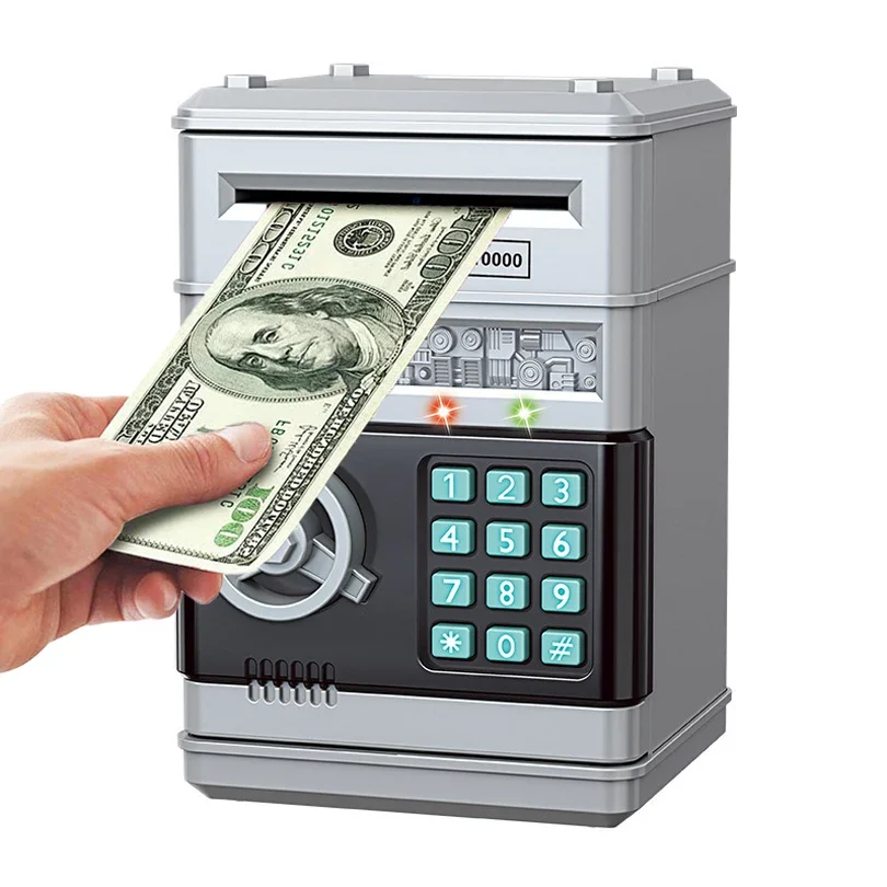 Automatic Piggy Bank with Password Lock and Counter