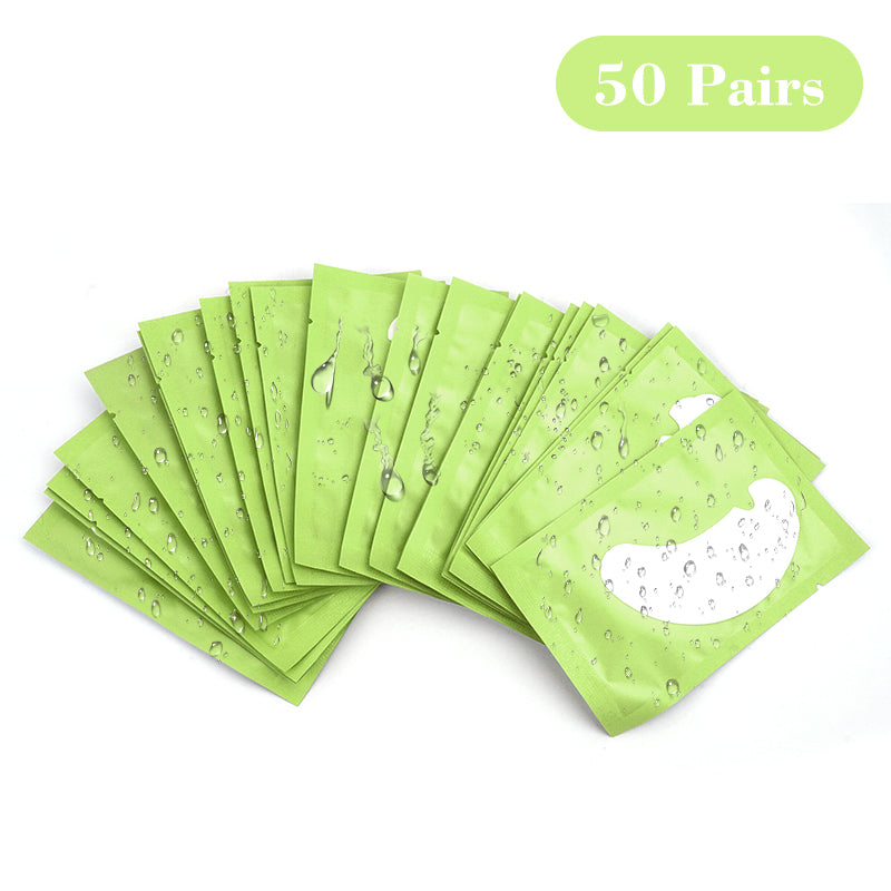 50pairs Eye Pads For Eyelash Extension Hydrogel Patches For Eyelashes