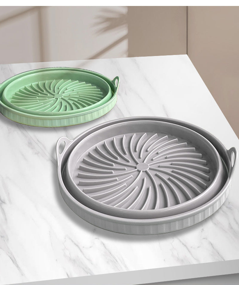 Foldable Air Fryer Silicone Liners Reusable Silicone Air Fryer