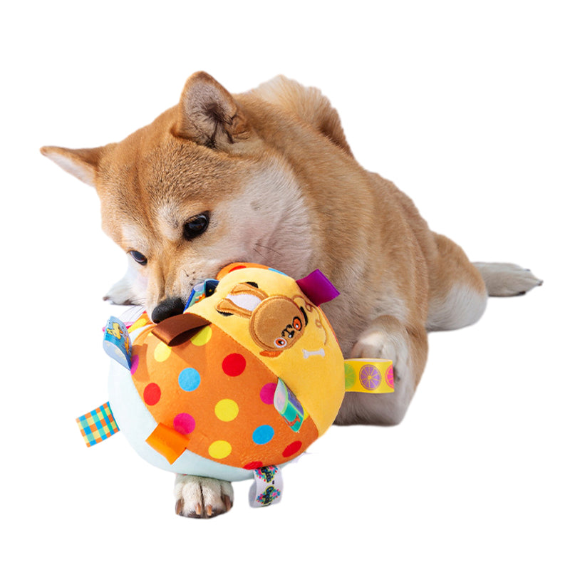 Interactive Ball Dog Toy for Aggressive Chewers Training Decompress Bite
