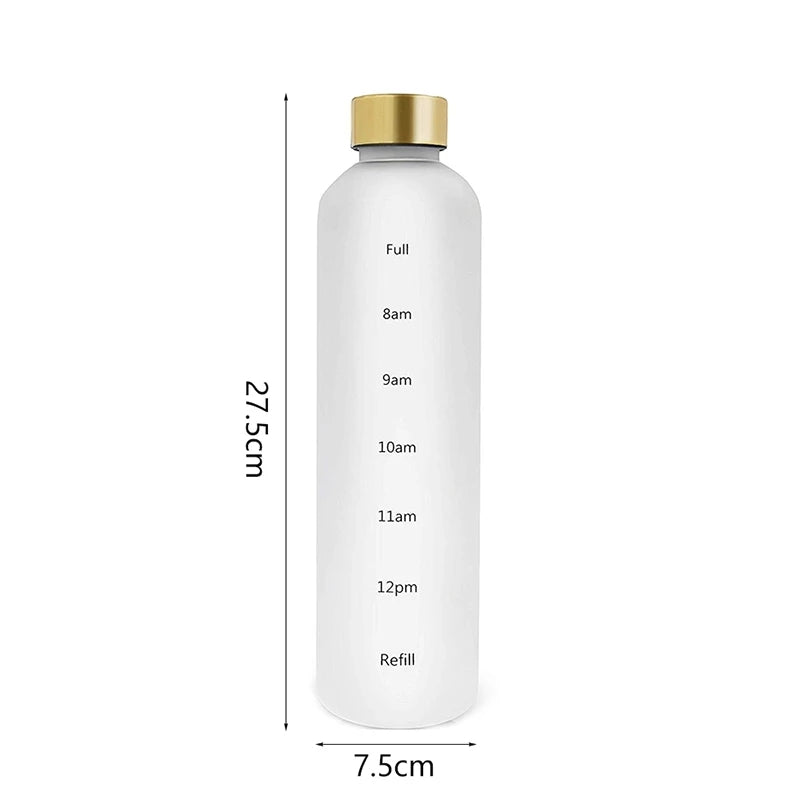 1 Liters Water Bottle Motivational Drinking Bottle