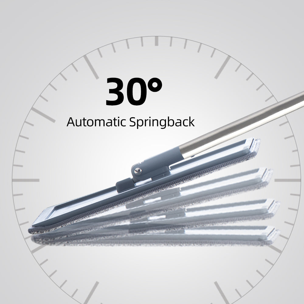 Hand Free Flat Floor Mop And Bucket Set For Professional Home