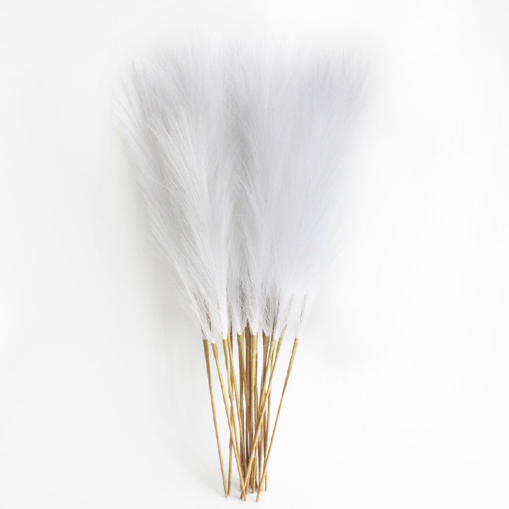 6PCS Artificial Pampas Grass Decor Flowers Fake Plant