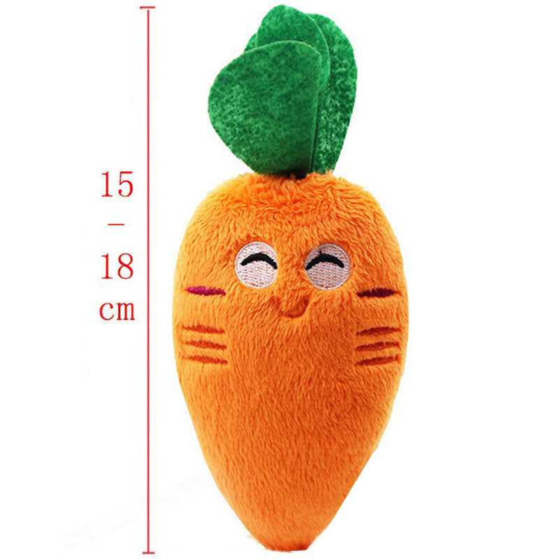 Plush Squeaky Dog Toy Donkey Shape Pet Toys Bite Resistant Squeaky Toys