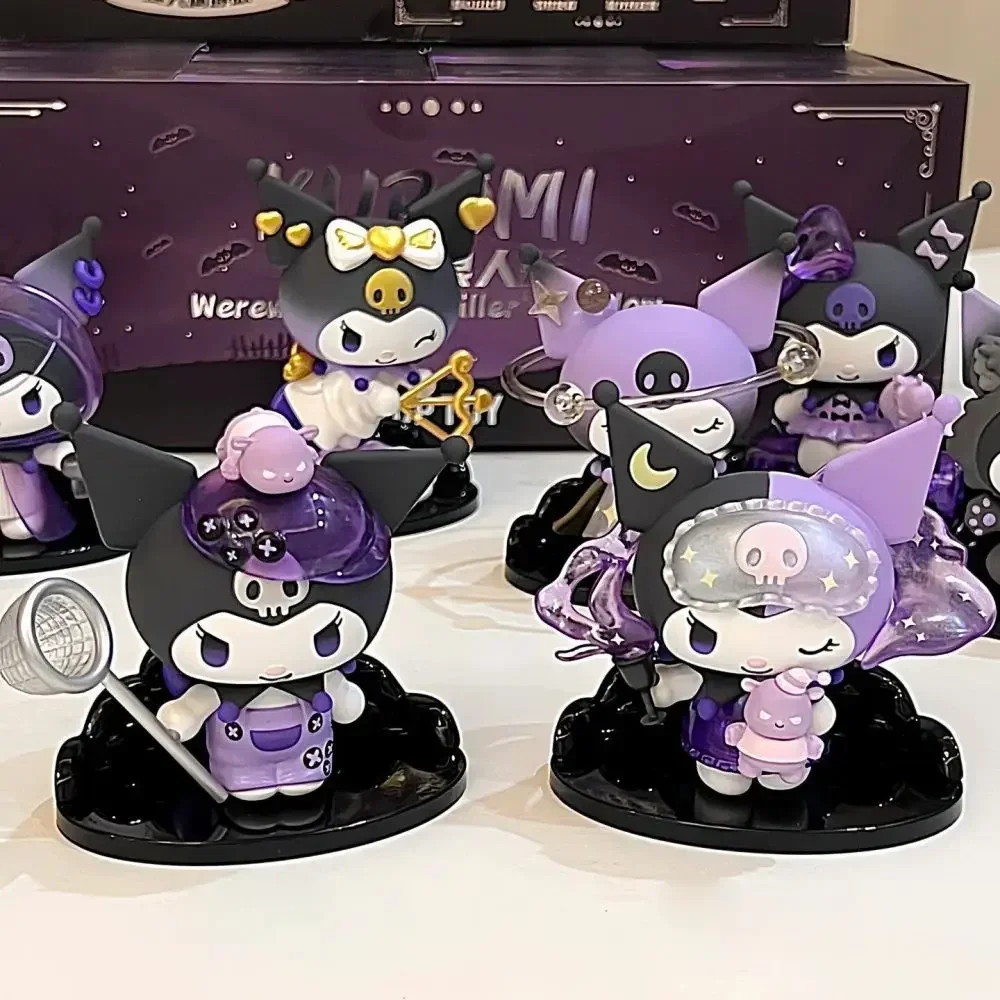 8pcs Sanrio Kuromi Blind Box Werewolf Series