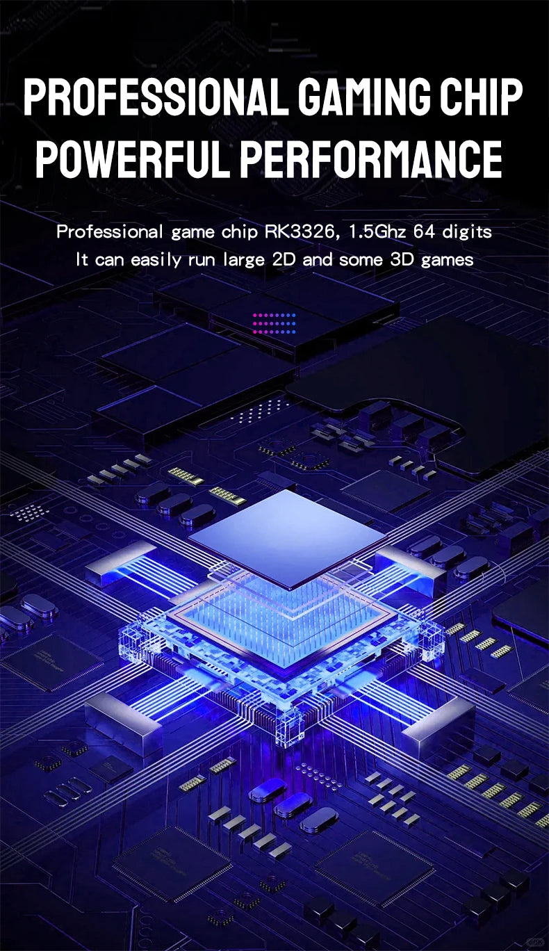 NEW RX6H Retro Handheld Game Console Linux System 3.5 Inch