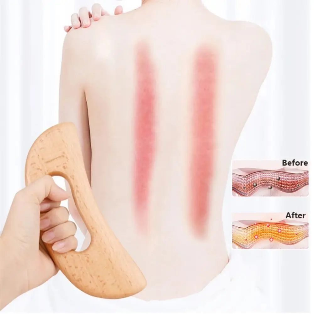 Wooden Gua Sha Tool Scraping Board Massage Tool