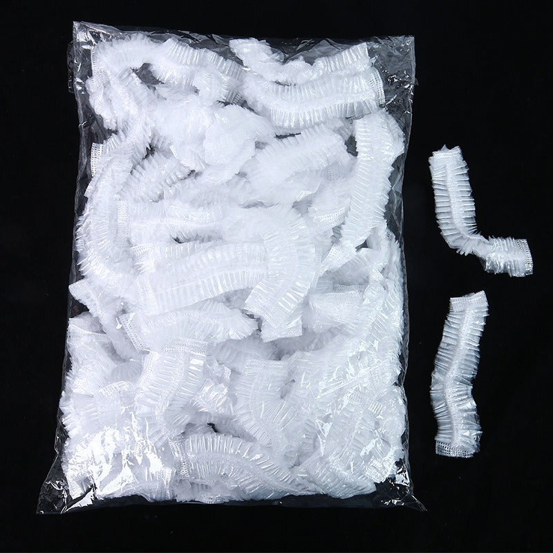 Transparent and Waterproof Disposable Hair Caps