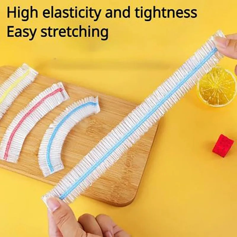 Colorful Disposable Food Cover Lid Elastic Wrap