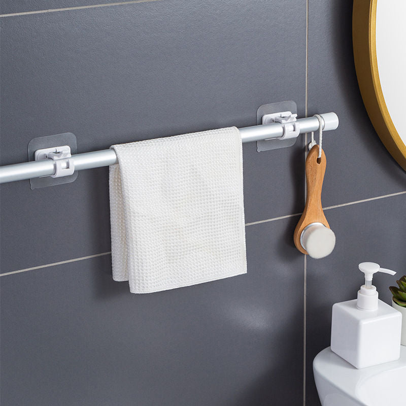Self Adhesive Hooks Punch-free Curtain Rod Clip