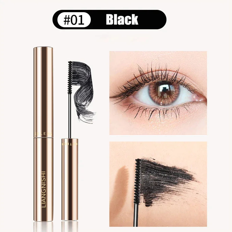 Silk Fiber Matte Mascara Makeup Ultra-Fine Brush