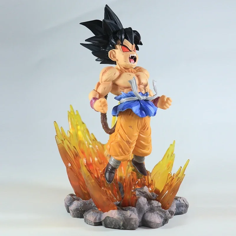BANDAI 19cm Dragon Ball SHK Kai Ape Series NO.2 Glow Black Hair
