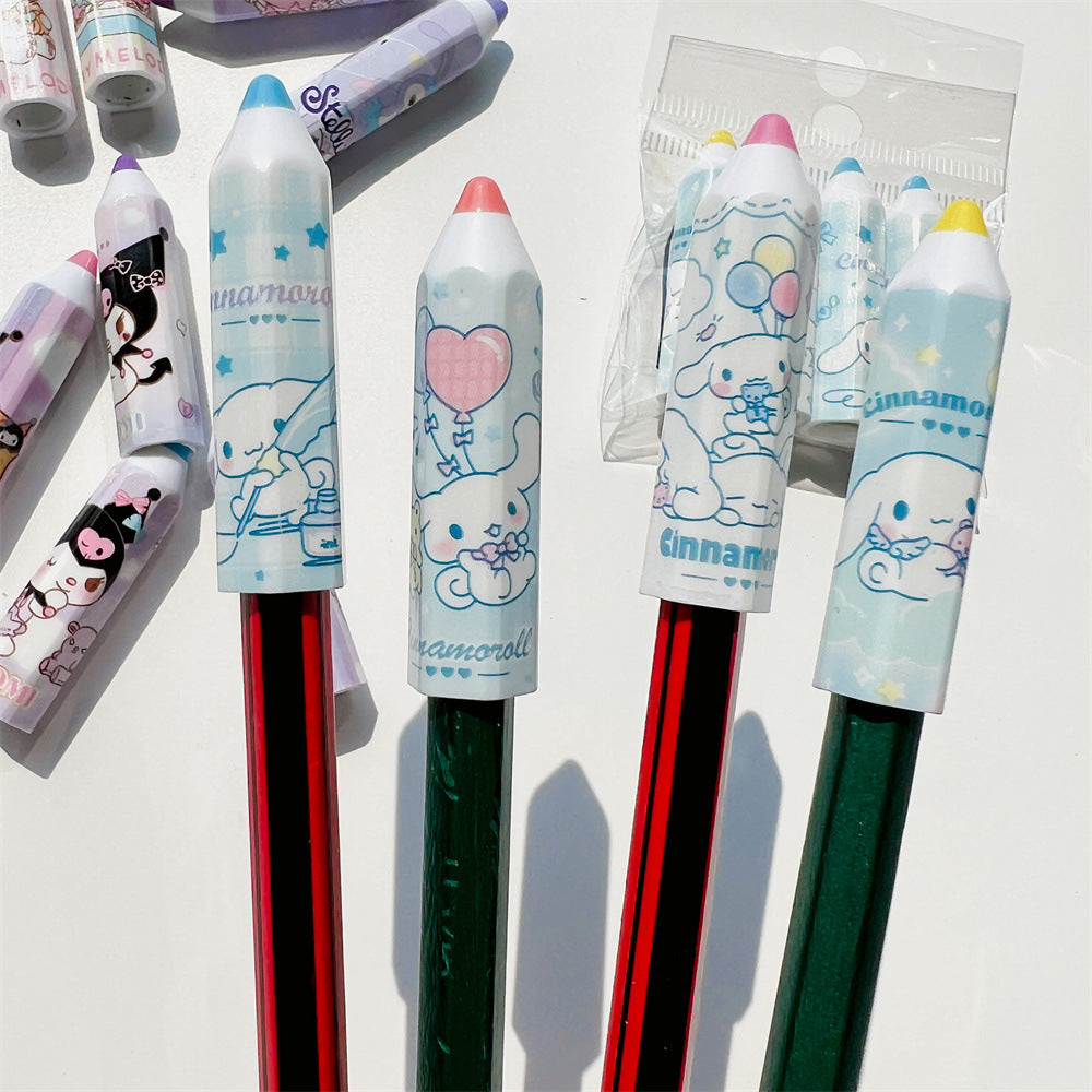 4pcs Pencil Cap Protector Elementary Cinnamoroll