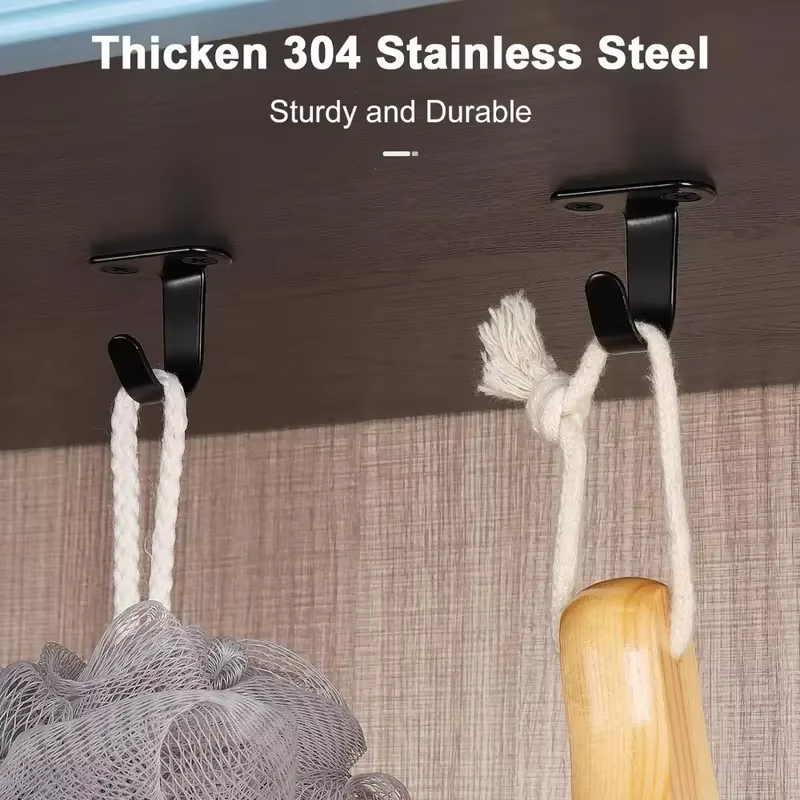 5Pcs Stainless Steel Screw Mounted Ceiling Hooks