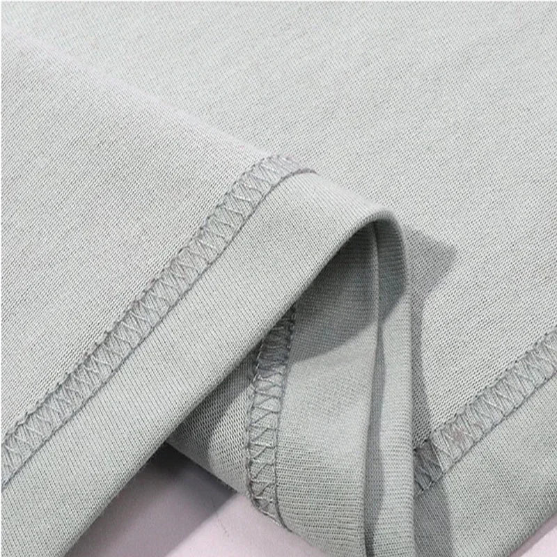 New Gym Fitness T-shirt Loose Oversized Cotton Men Short Sleeves