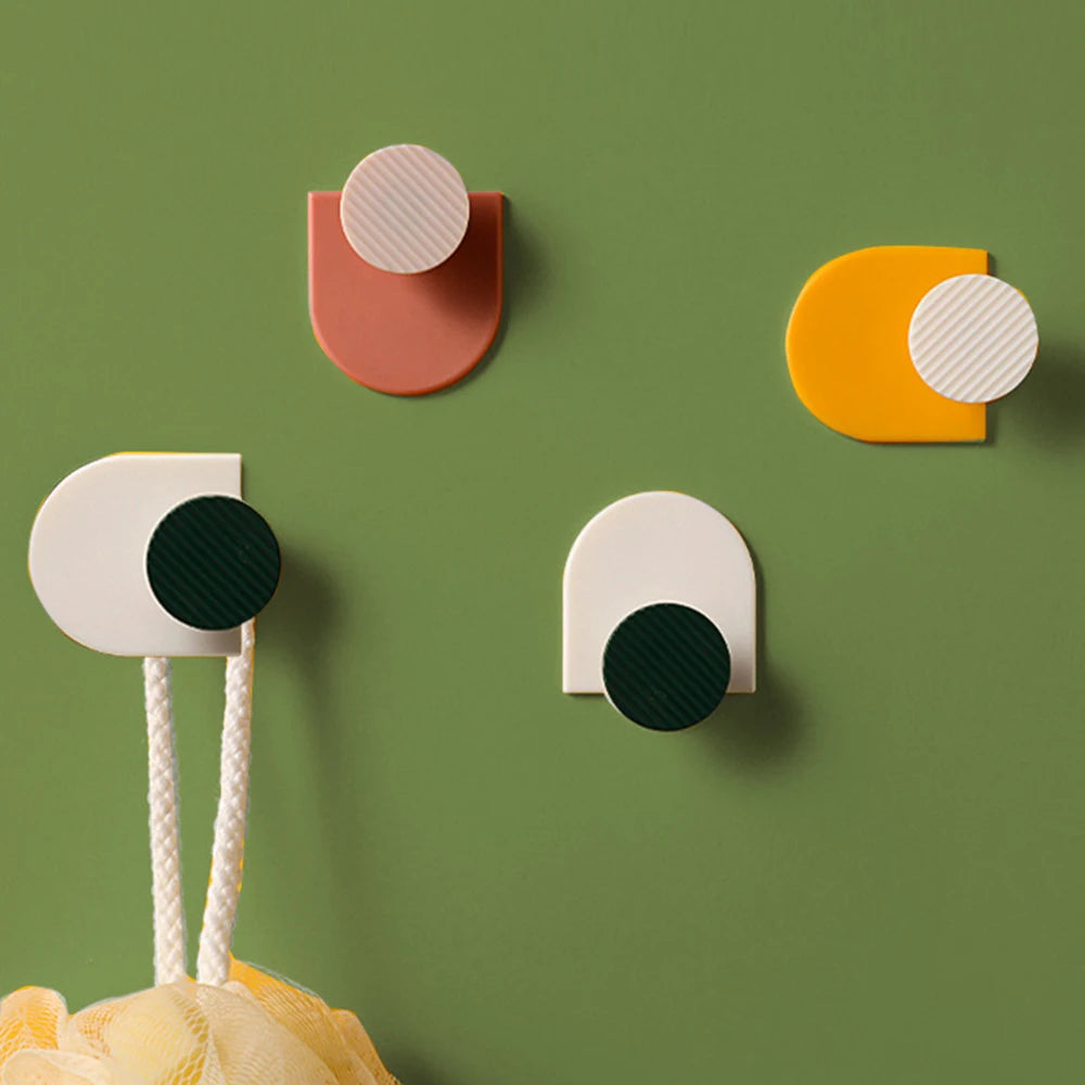 4pcs - Premium Adhesive Wall Hooks-Easy Install