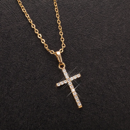 Jewelry Cross Pendant Necklace With Zircon