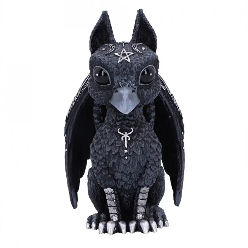 Halloween Magic Black Dragon Griffin Unicorn Mysterious Witches