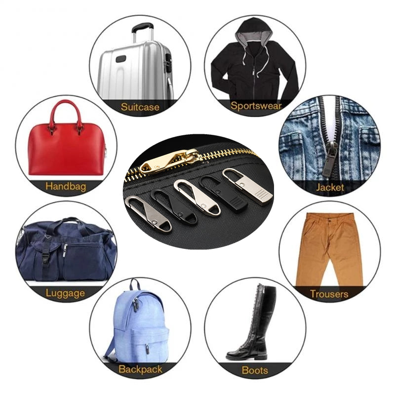 5/PCS Instant Zipper Universal Instant Fix Zipper