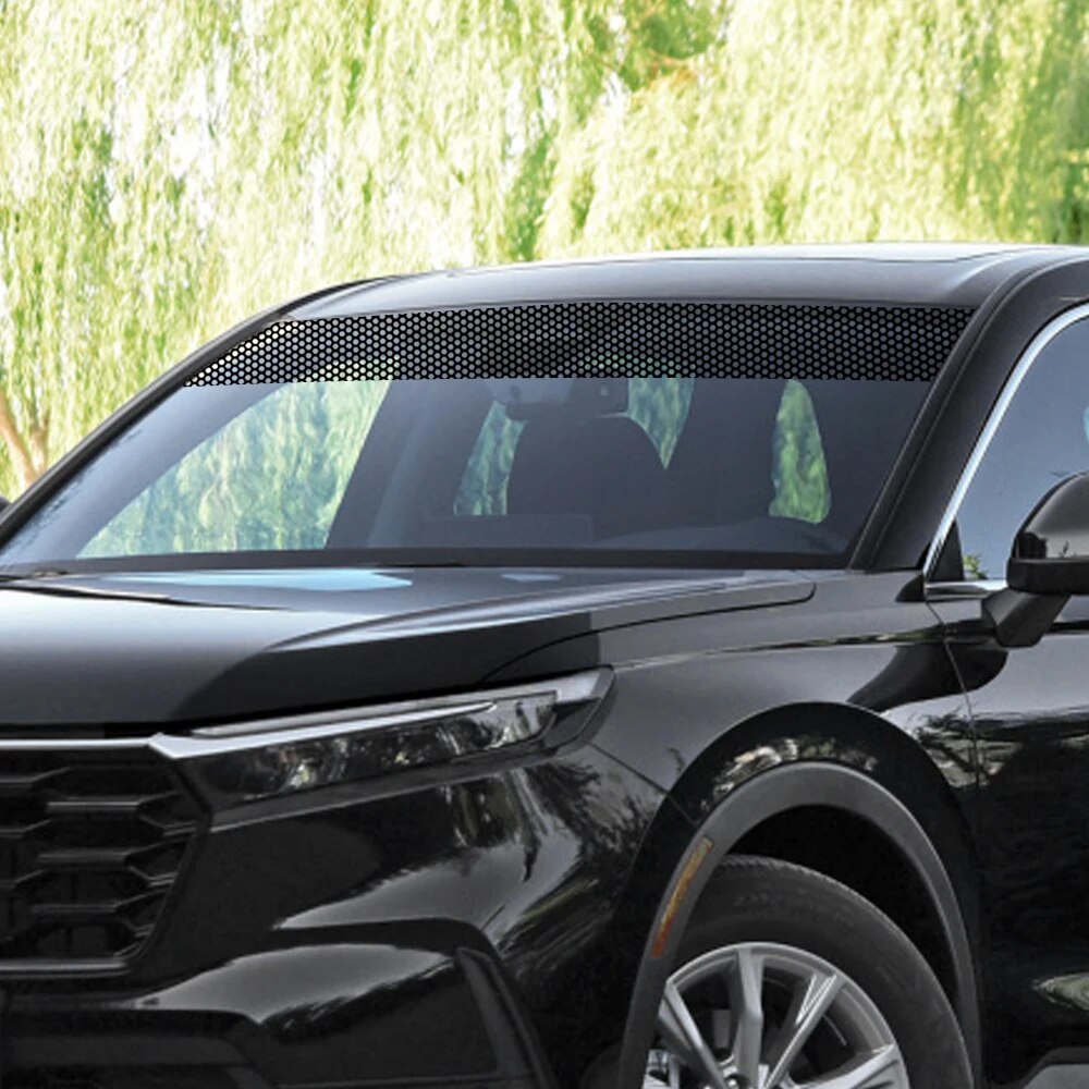 Car Sunshade Stickers Auto Front Windshield 3D